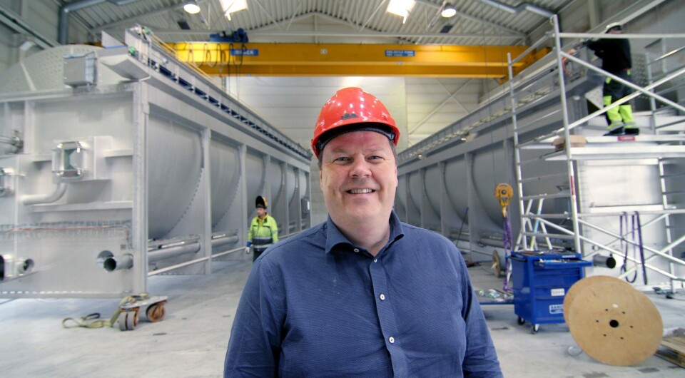 Tanks for the help: Klaus Hoseth, chief executive of Stranda Prolog, which has worked with Sunwell Technologies. Photo: Stranda