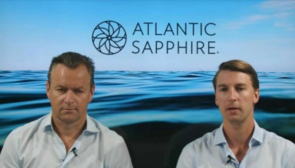 Johan Andreassen y Karl Øystein Øyehaug dieron la actualización primer semestre 2022 de Atlantic Sapphire.
