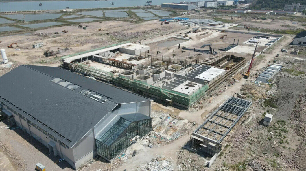 Las instalaciones de Nordic Aqua (Ningbo) en Gaotang, China, están en construcción. Las instalaciones de Nordic Aqua (Ningbo) en Gaotang, China, están en construcción.