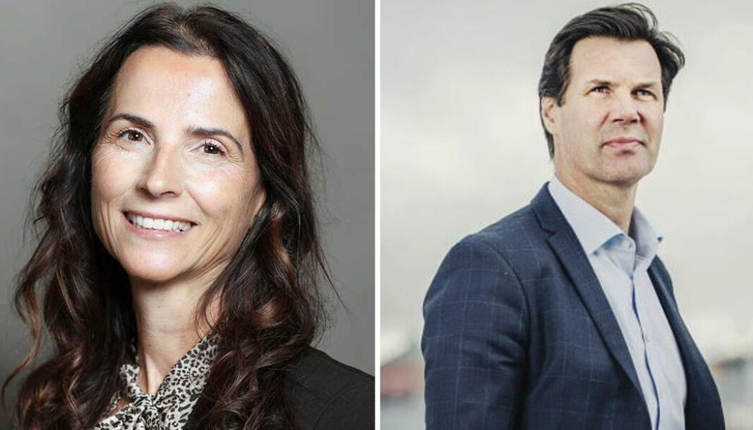 Linda Litlekalsøy Aase, CEO de SalMar y Henning Beltestad, CEO de Lerøy Seafood Group Linda Litlekalsøy Aase, CEO de SalMar y Henning Beltestad, CEO de Lerøy Seafood Group