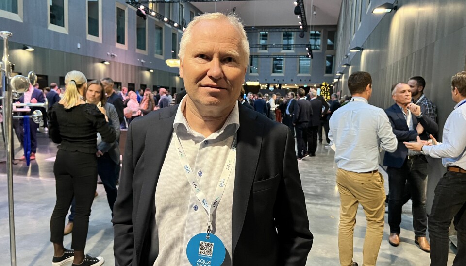 Knut Nesse, director ejecutivo del grupo AKVA, en Aquanext en Stavanger.