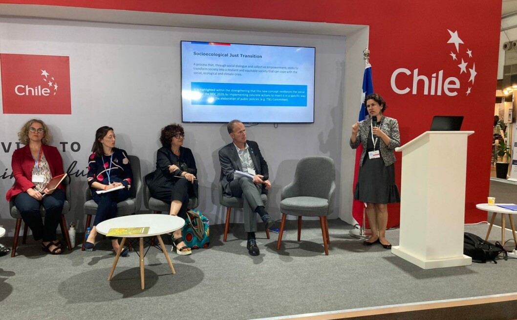Ministra Maisa Rojas en COP27. Ministra Maisa Rojas en COP27.