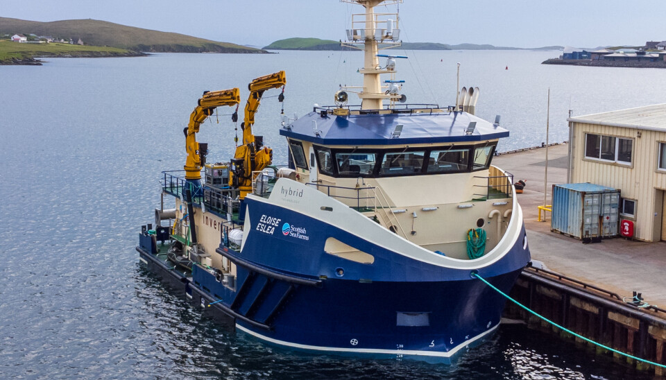 El Eloise Eslea entrará en servicio para Scottish Sea Farms esta semana, mejorando la capacidad de eliminación de piojos de la compañía.