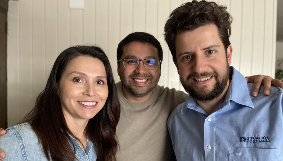 Carolina Urrutia, Camilo Vargas y Carlos Fiebig.