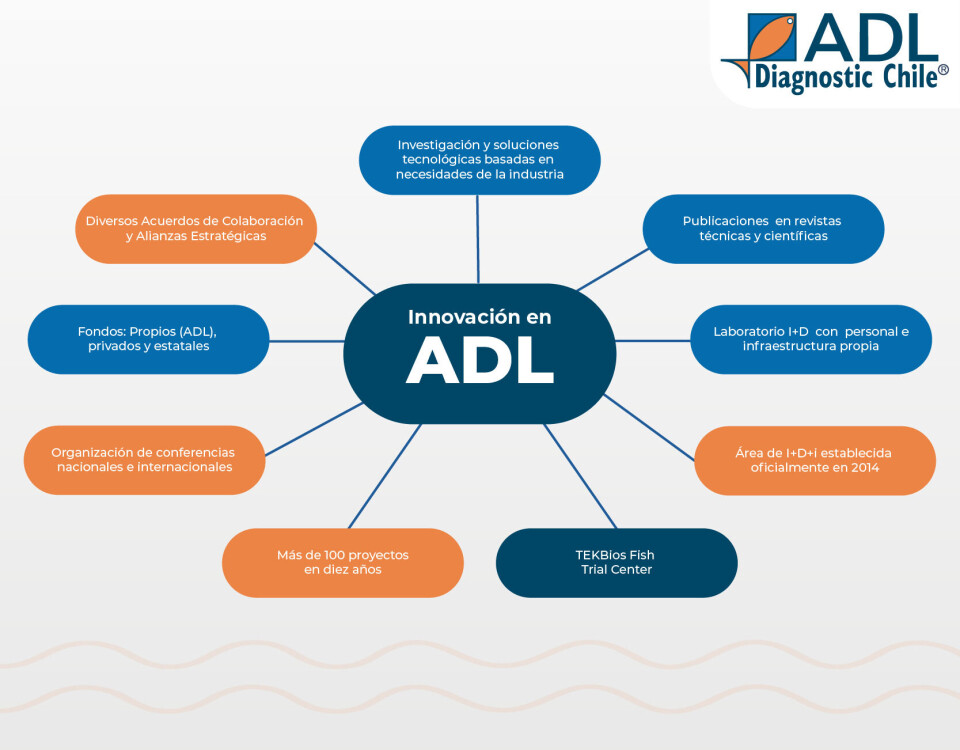 Ciclo virtuoso de innovación de ADL Diagnostic Chile.