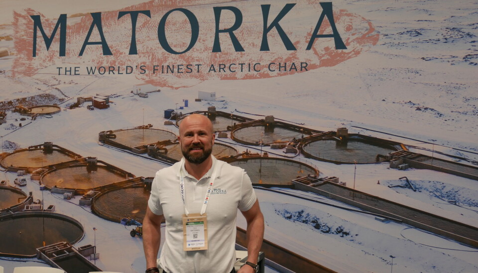 Árni Páll Einarsson, director general de Matorka, en Seafood Expo Global de Barcelona.