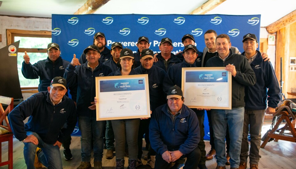El centro Capeahuapi de Marine Farm obtiene el premio al Mejor FCR en la categoría Coho