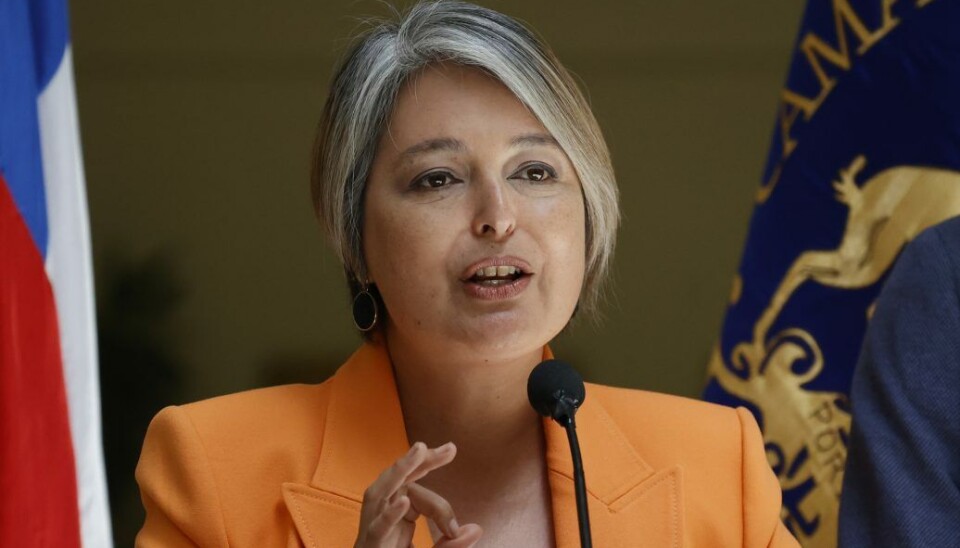 Ministra del Trabajo Jeannette Jara.