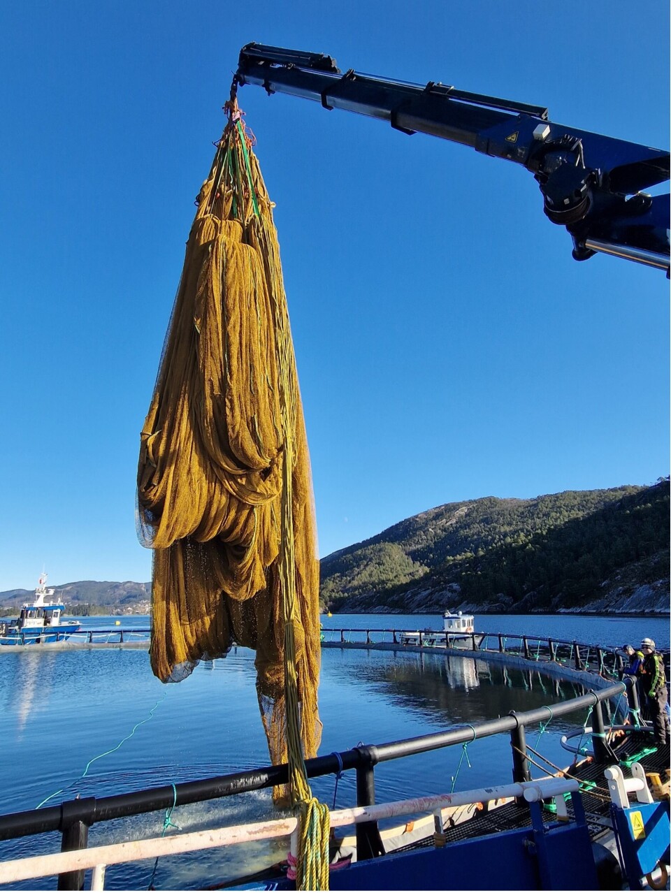 Despliegue de redes sin cobre en un fiordo noruego.