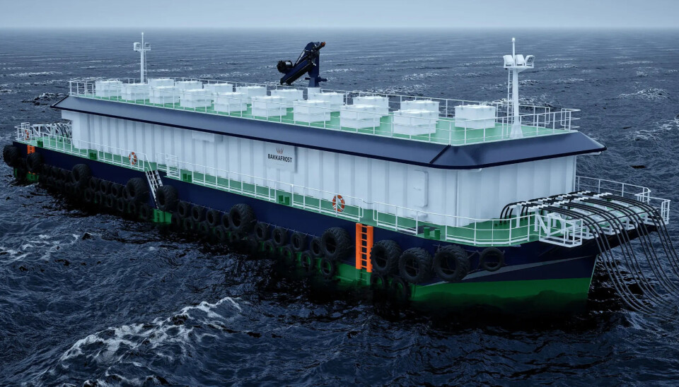 Encargan la barcaza de alimentación de salmones con mayor capacidad del mundo
