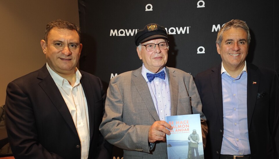 Fernando Villarroel, Alfonso Muena y Alejandro Santana.