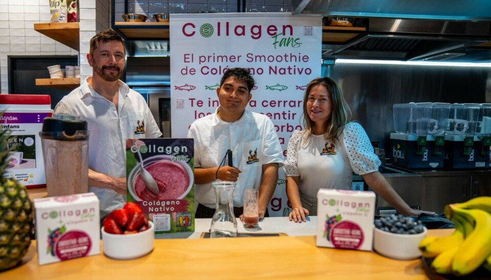 Estudiante de derecho crea batido a base de colágeno aprovechando escamas del salmón