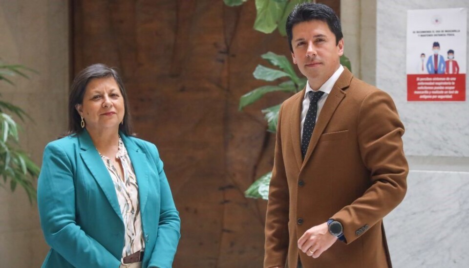 Diputados Marcia Raphael y Mauro González.