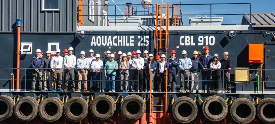 Circularidad: Inauguran innovador pontón recuperado para trabajar con la salmonicultura