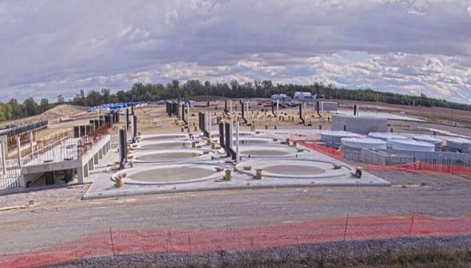 Se estima que el sitio de AquaBounty en Pioneer, Ohio, está completado en un 30%.
