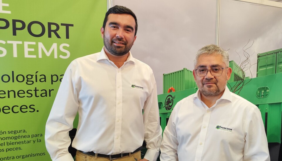 Tito Kunza, gerente de Operaciones y Carlos Antiman, gerente general de Poseidón Ocean Systems Chile.