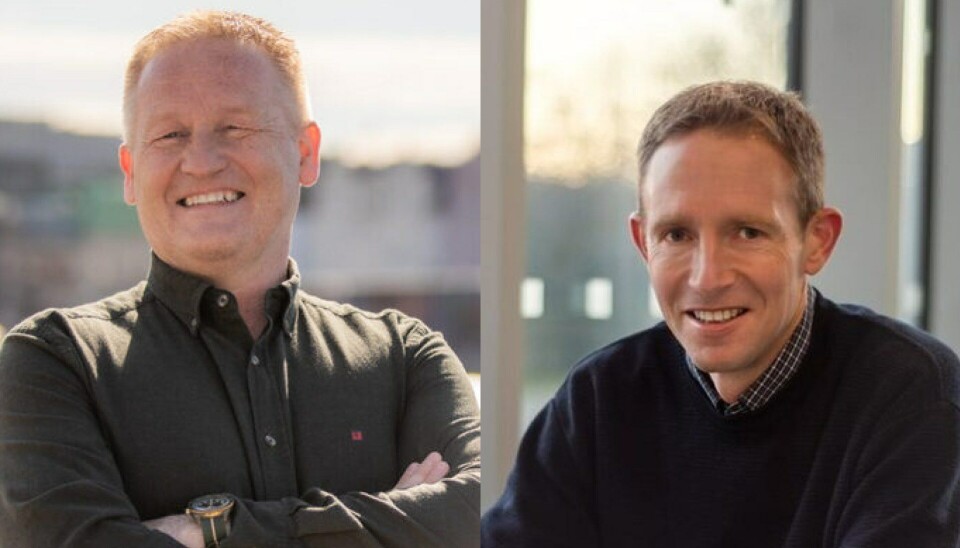 Geir Olav Melingen y el Dr. Ross Houston.