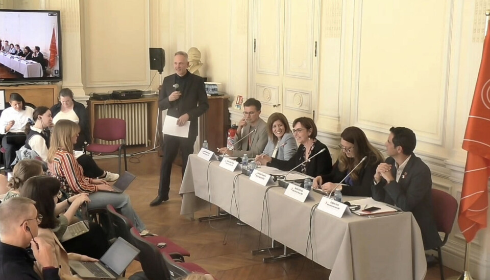 Conferencia de prensa de presentación del informe de la OMSA en París, Francia.