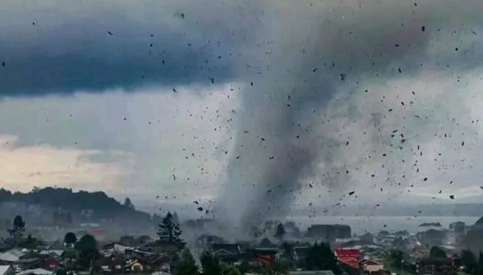 Tornado en Puerto Varas.