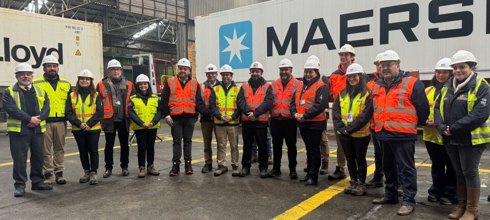 San Vicente Terminal Internacional recibe en tren primera carga de salmón para exportación