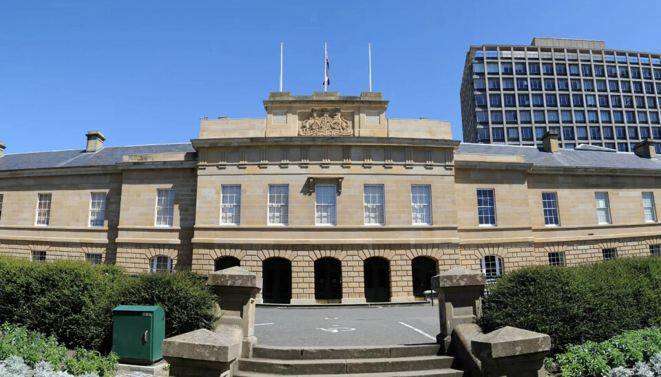 Casa del Parlamento, en Tasmania, Hobart, donde se encuentra la asamblea legislativa del Estado.