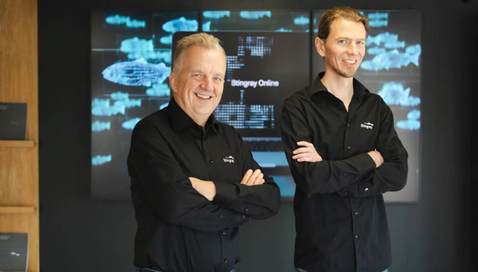 John Harald Pettersen, a la izquierda, y Martin Worm de Stingray Research.