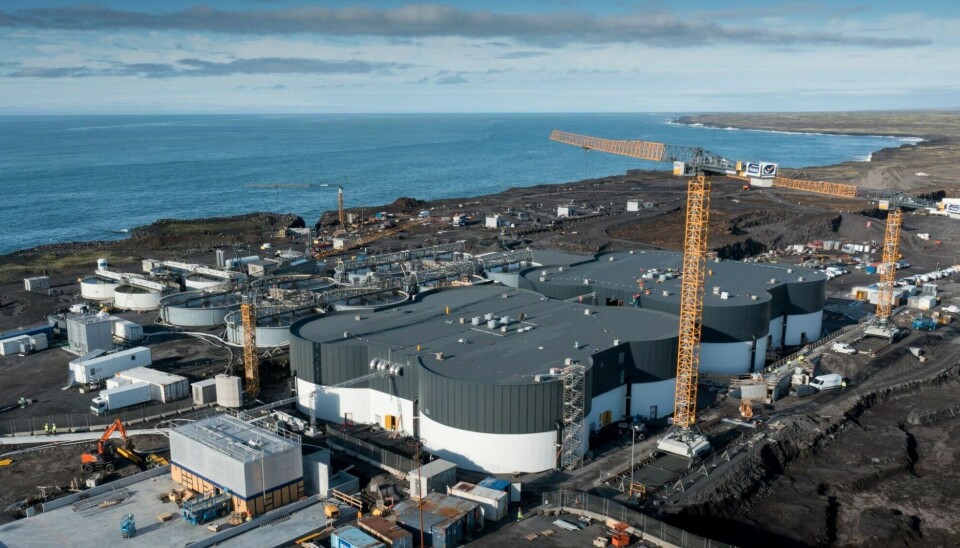 Cuatro de los nuevos tanques de 3.500 m3 ya están en funcionamiento en las instalaciones de la empresa First Water, en Thorlakshofn, Islandia.