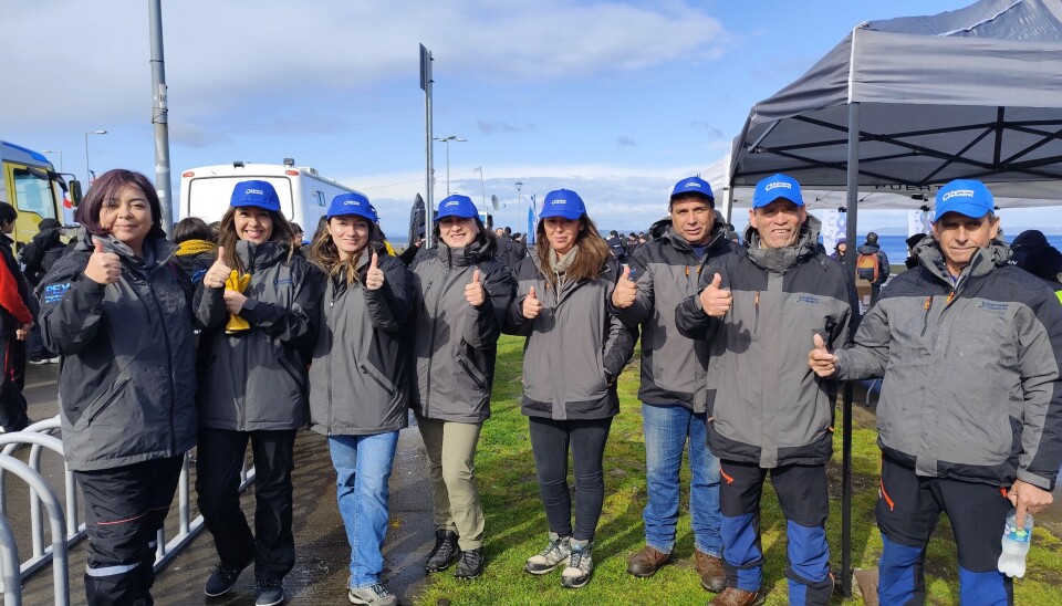 Team Salmones Austral.