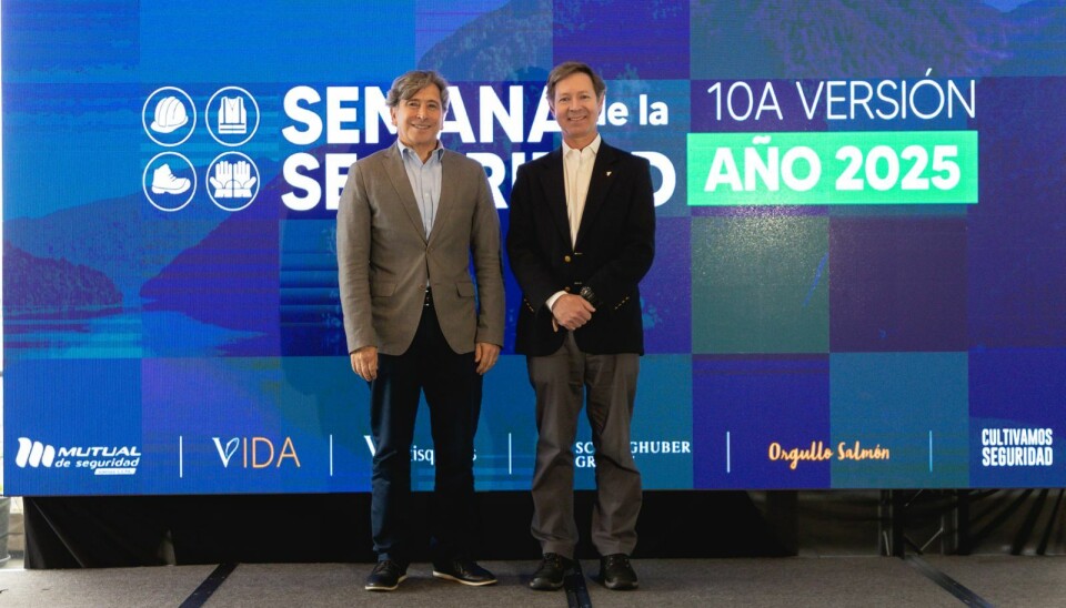 José Luis Vial, CEO de Ventisqueros, junto a Laurence Golborne.