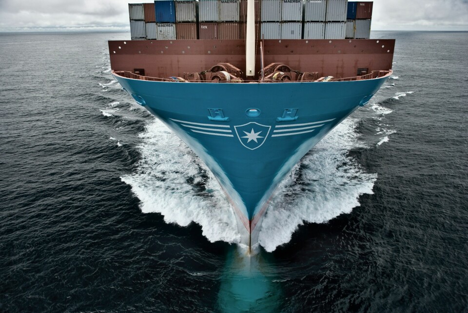 Imagen referencial de barco para transporte de contenedores. Foto: Maersk.
