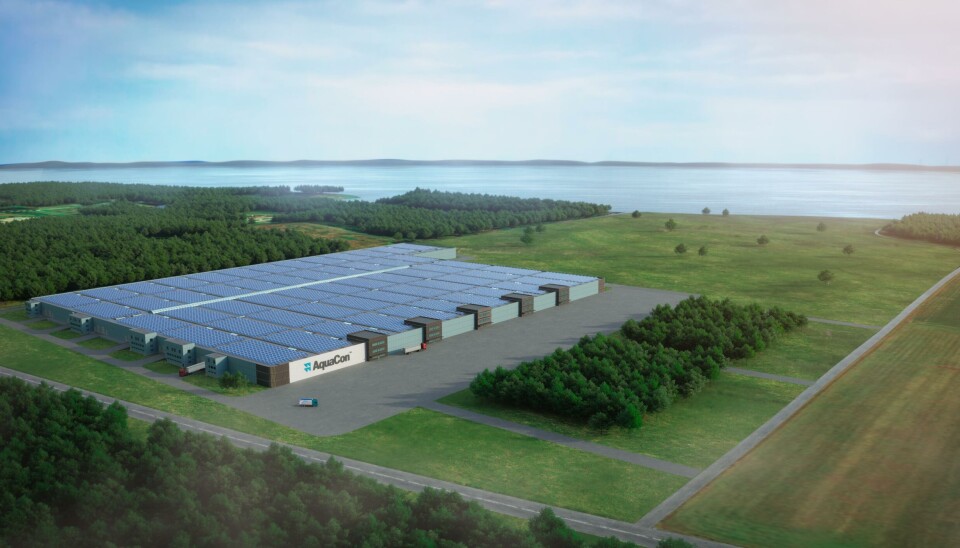 Visualización de la instalación de AquaCon en Maryland.