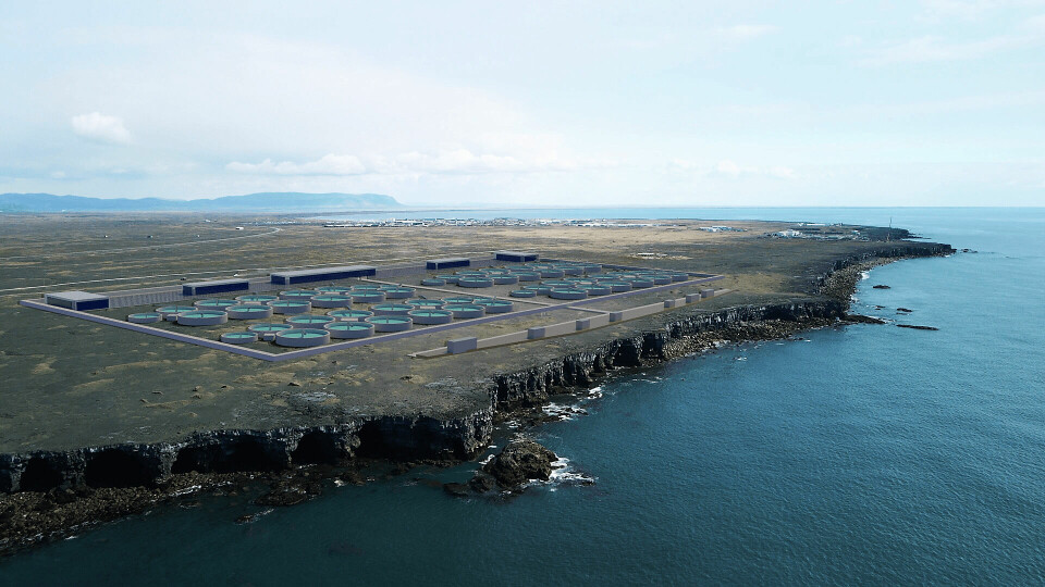 La operación 'Estación del Atlántico Profundo' está en construcción en Islandia, y se cree que se verá como en la foto cuando esté terminada. Foto: Landeldi.